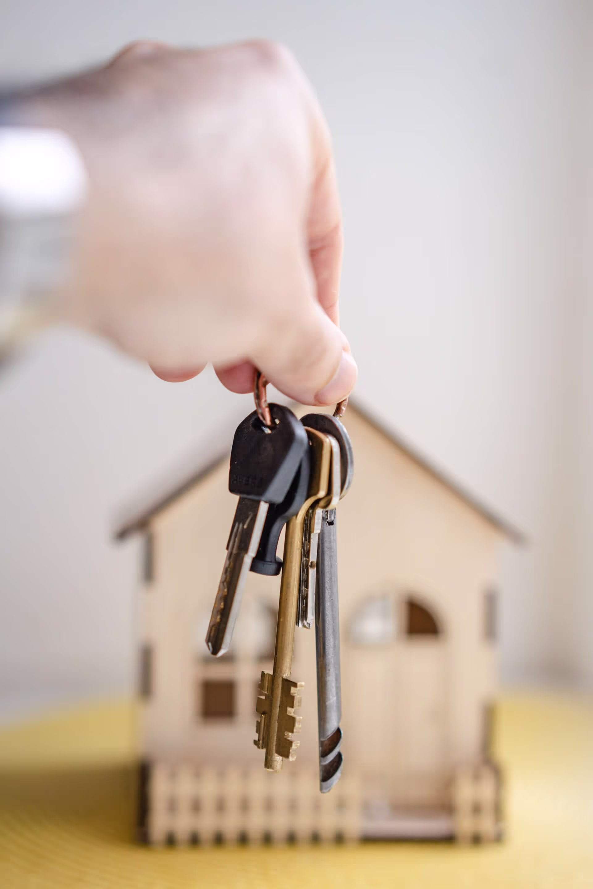 Hand with keys